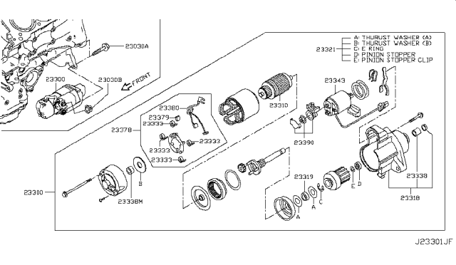2016 Infiniti Q50 Starter Motor Diagram 3