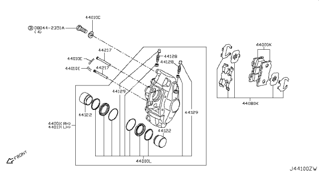 2016 Infiniti Q50 Rear Brake Diagram 2