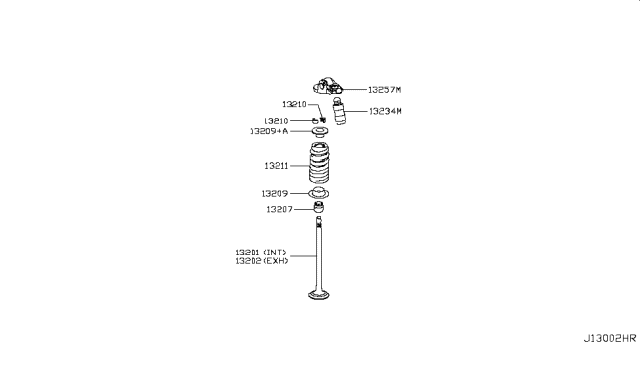 2016 Infiniti Q50 Arm-Rocker Diagram for 13096-90C0N