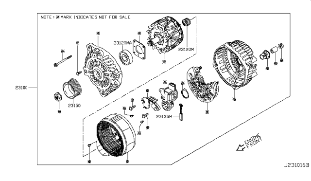 2019 Infiniti Q50 Alternator Diagram 2