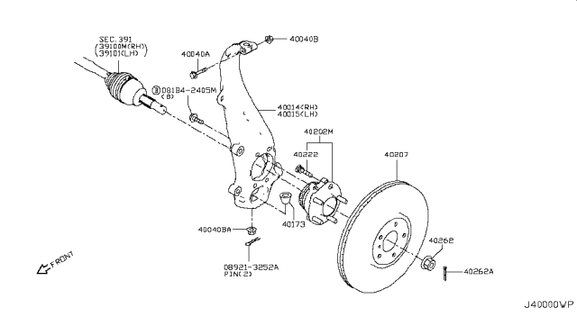 2014 Infiniti Q50 Front Axle Diagram 2