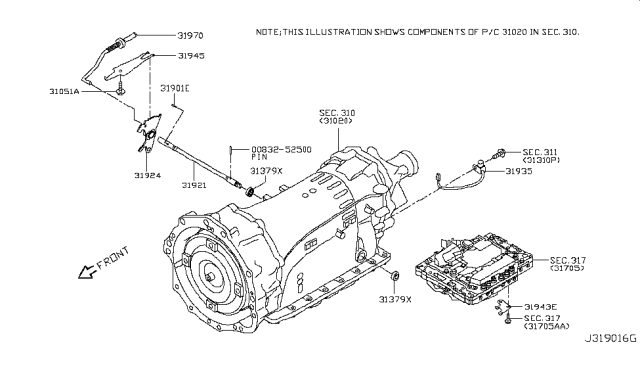 2016 Infiniti Q50 Control Switch & System Diagram 3