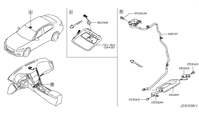 2015 Infiniti Q50 Telephone Diagram 1