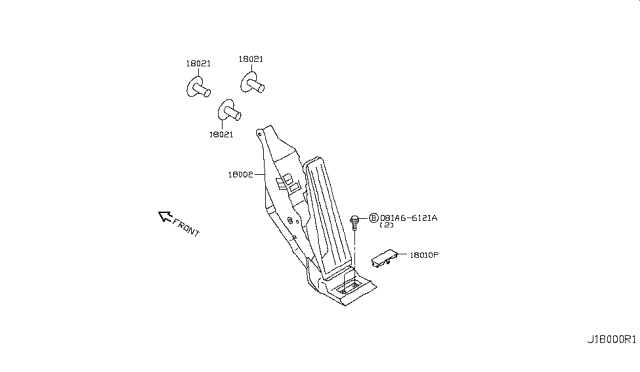 2016 Infiniti Q50 Accelerator Linkage Diagram 3