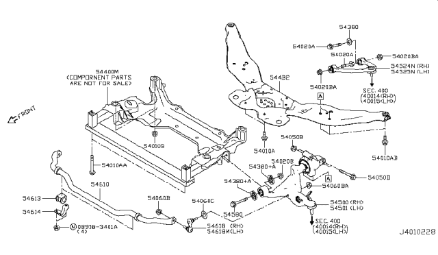 2018 Infiniti Q50 Front Suspension Diagram 10