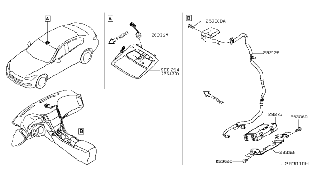 2019 Infiniti Q50 Telephone Diagram 2