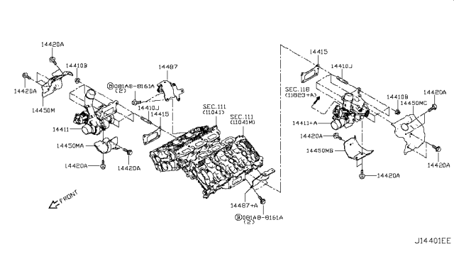 2019 Infiniti Q50 Turbo Charger Diagram 8