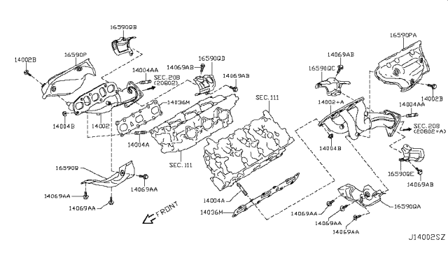 2016 Infiniti Q50 Manifold Diagram 9