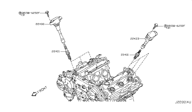 2014 Infiniti Q50 Ignition System Diagram 1