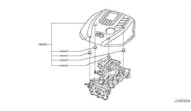 2017 Infiniti Q50 Manifold Diagram 1