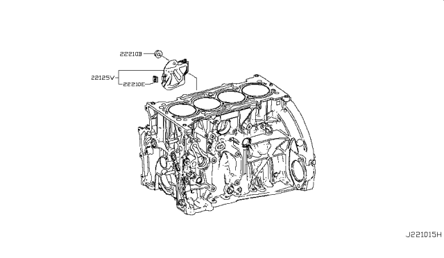 2016 Infiniti Q50 Distributor & Ignition Timing Sensor Diagram 1