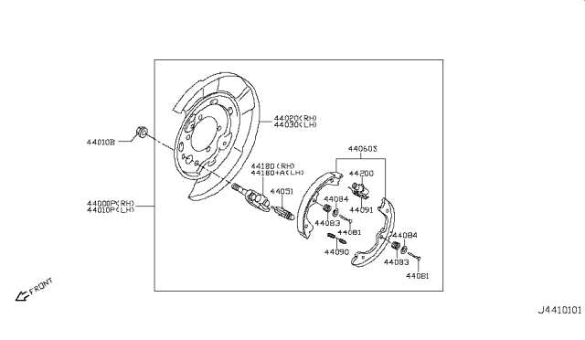 2018 Infiniti Q50 Rear Brake Diagram 3