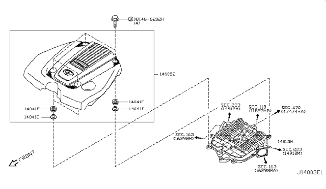 2017 Infiniti Q50 Manifold Diagram 2