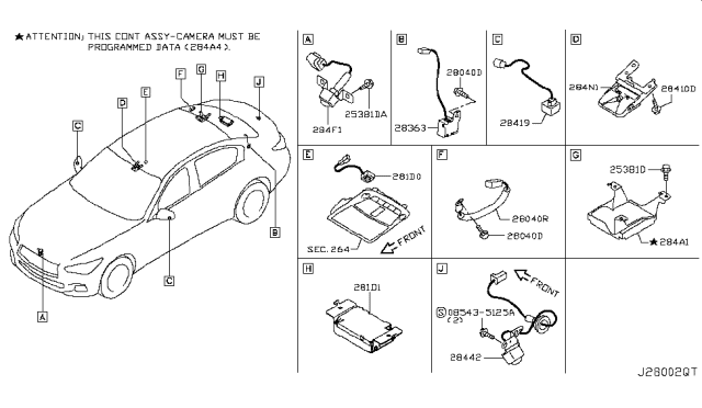 2018 Infiniti Q50 Audio & Visual Diagram 7