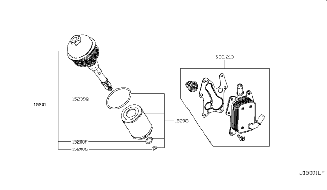 2019 Infiniti Q50 Lubricating System Diagram 2