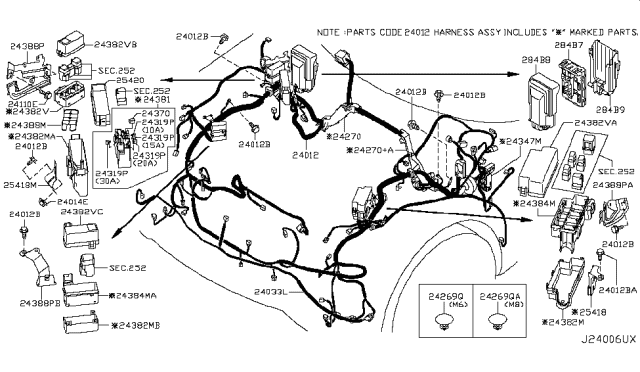 2013 Infiniti FX50 Wiring Diagram 23