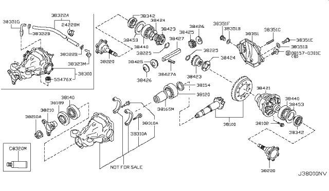 2011 Infiniti FX35 Rear Final Drive Diagram 2