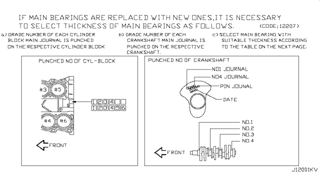 2009 Infiniti FX50 Piston,Crankshaft & Flywheel Diagram 4