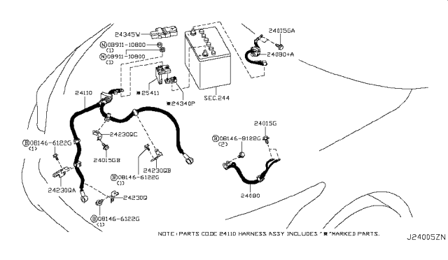 2009 Infiniti FX35 Wiring Diagram 1