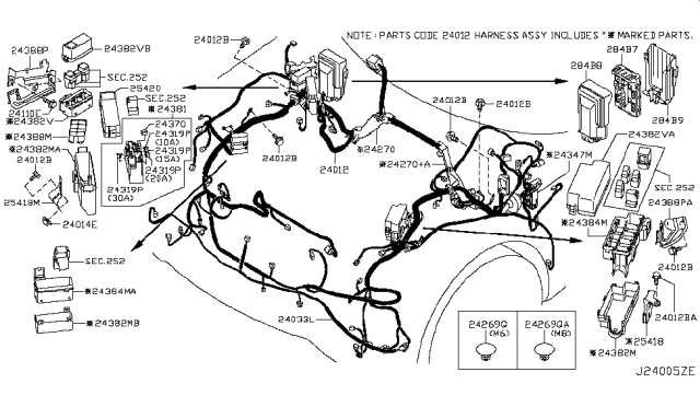 2012 Infiniti FX35 Wiring Diagram 24