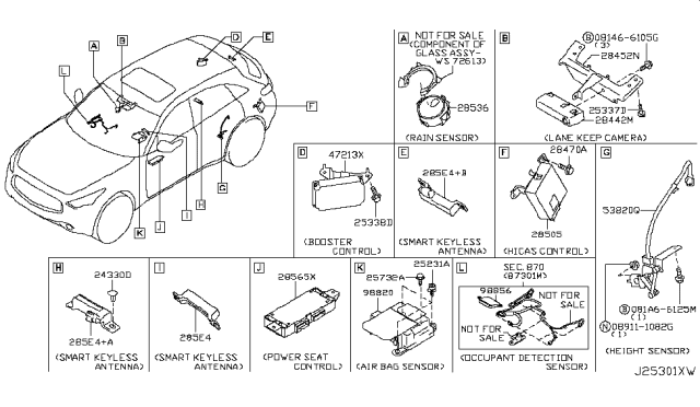 2009 Infiniti FX35 Electrical Unit Diagram 2