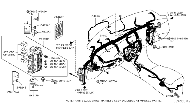 2014 Infiniti QX70 Wiring Diagram 20