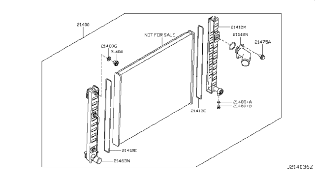 2011 Infiniti FX50 Radiator,Shroud & Inverter Cooling Diagram 6