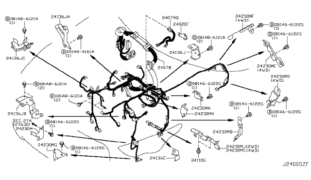 2013 Infiniti FX50 Wiring Diagram 19