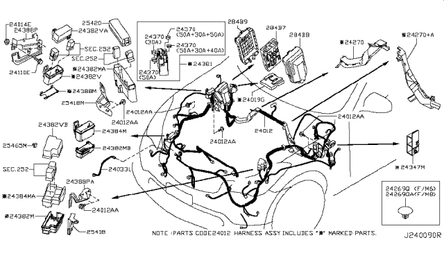 2015 Infiniti QX70 Wiring Diagram 12