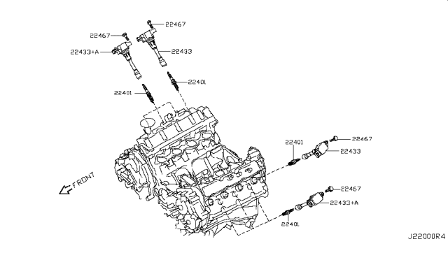 2009 Infiniti FX35 Ignition System Diagram 1