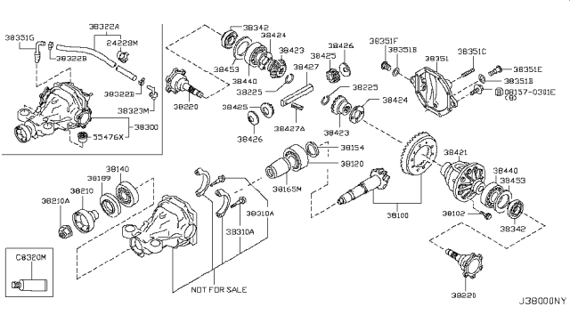 2009 Infiniti FX50 Rear Final Drive Diagram 2