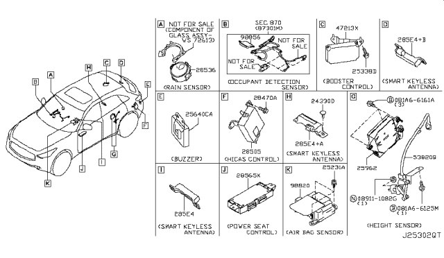 2014 Infiniti QX70 Electrical Unit Diagram 3