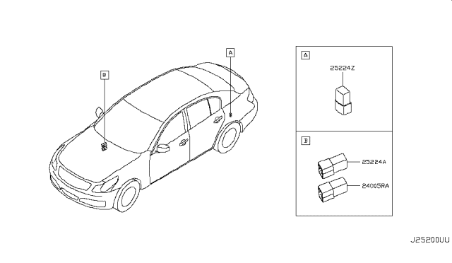 2008 Infiniti G37 Relay Diagram 5