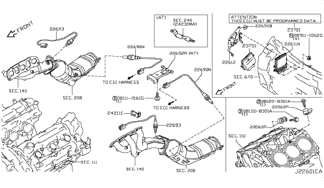 2011 Infiniti G37 Engine Control Module Diagram 3