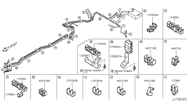 2010 Infiniti G37 Fuel Piping Diagram 6