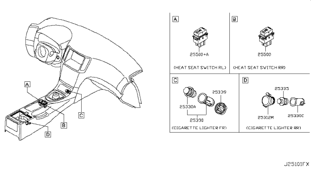 2008 Infiniti G35 Switch Diagram 12