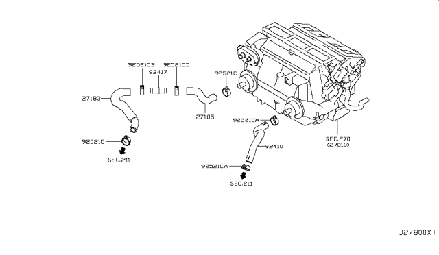 2011 Infiniti G25 Heater Piping Diagram 2