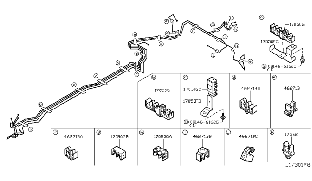 2012 Infiniti G25 Fuel Piping Diagram 4