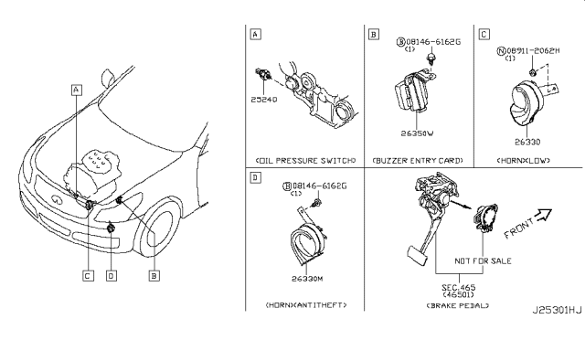 2008 Infiniti G35 Sedan Electrical Unit Diagram 9
