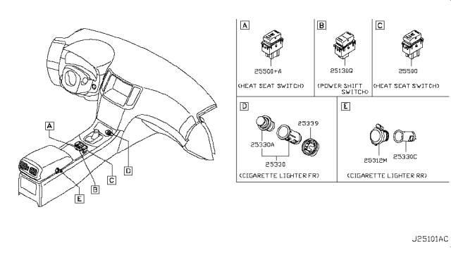 2008 Infiniti G35 Sedan Switch Diagram 8