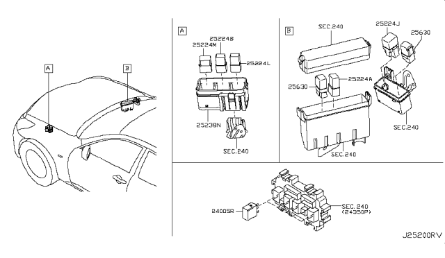 2008 Infiniti G37 Relay Diagram 1