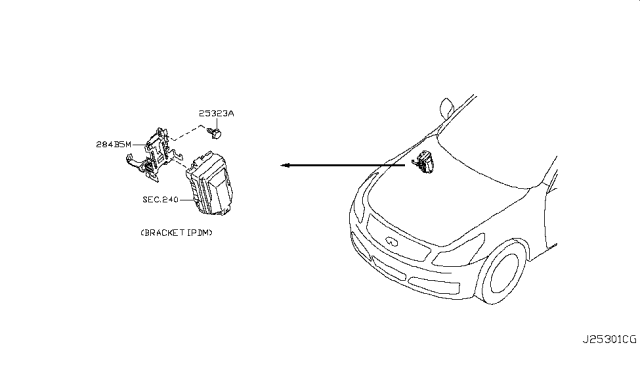 2008 Infiniti G35 Screw Diagram for 01125-03621