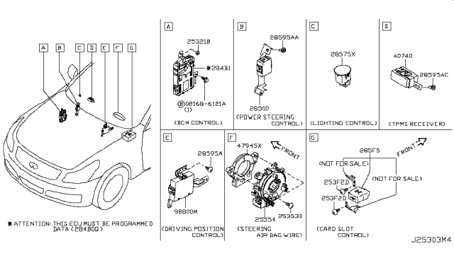 2010 Infiniti G37 Electrical Unit Diagram 6