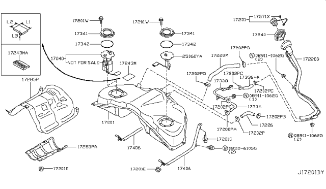 2010 Infiniti G37 Fuel Tank Diagram 3