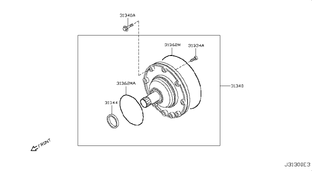 2008 Infiniti G37 Sedan Oil Pump Diagram 1