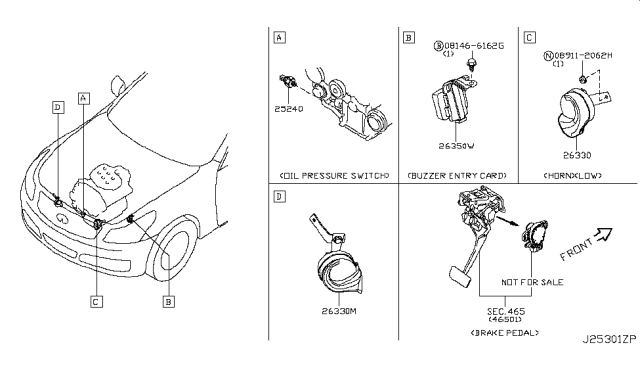 2010 Infiniti G37 Electrical Unit Diagram 9