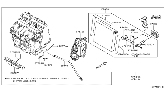 2015 Infiniti Q40 Cooling Unit Diagram