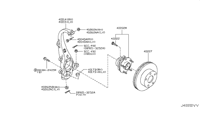 2015 Infiniti Q40 Front Axle Diagram 1