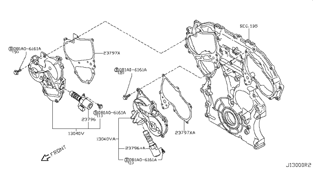 2007 Infiniti G35 Camshaft & Valve Mechanism Diagram 2