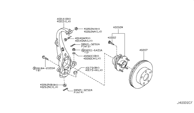 2009 Infiniti G37 Sedan Front Axle Diagram 1